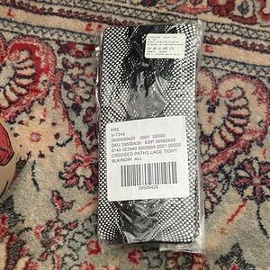 Free people black Lace Tights